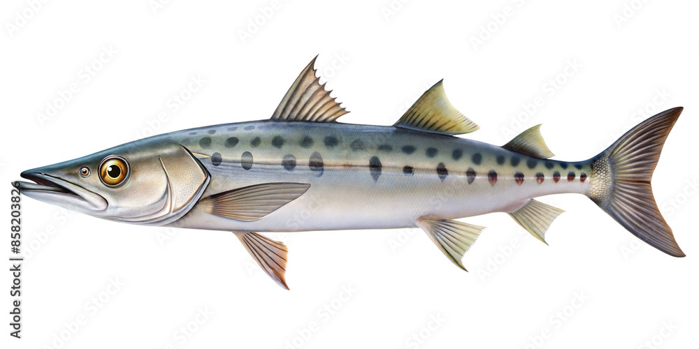 barracuda fish on a transparent background barracuda fish on a transparent background