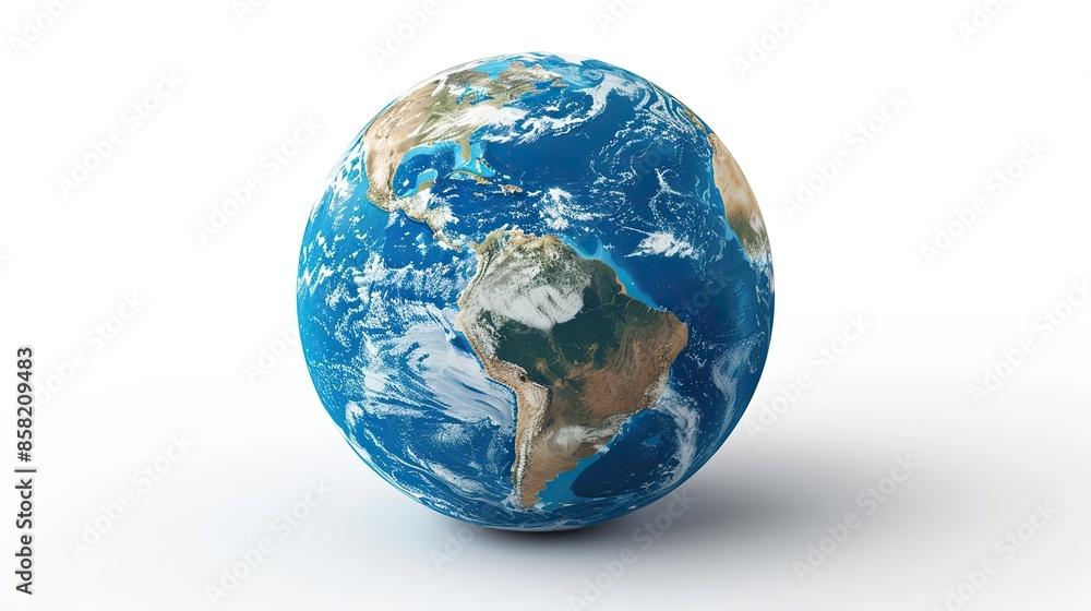 An isolated 3D globe of Earth from space, showcasing Australia, Oceania, and Southeast Asia. illustration images An isolated 3D globe of Earth from space, showcasing Australia, Oceania, and Southeast Asia. illustration images