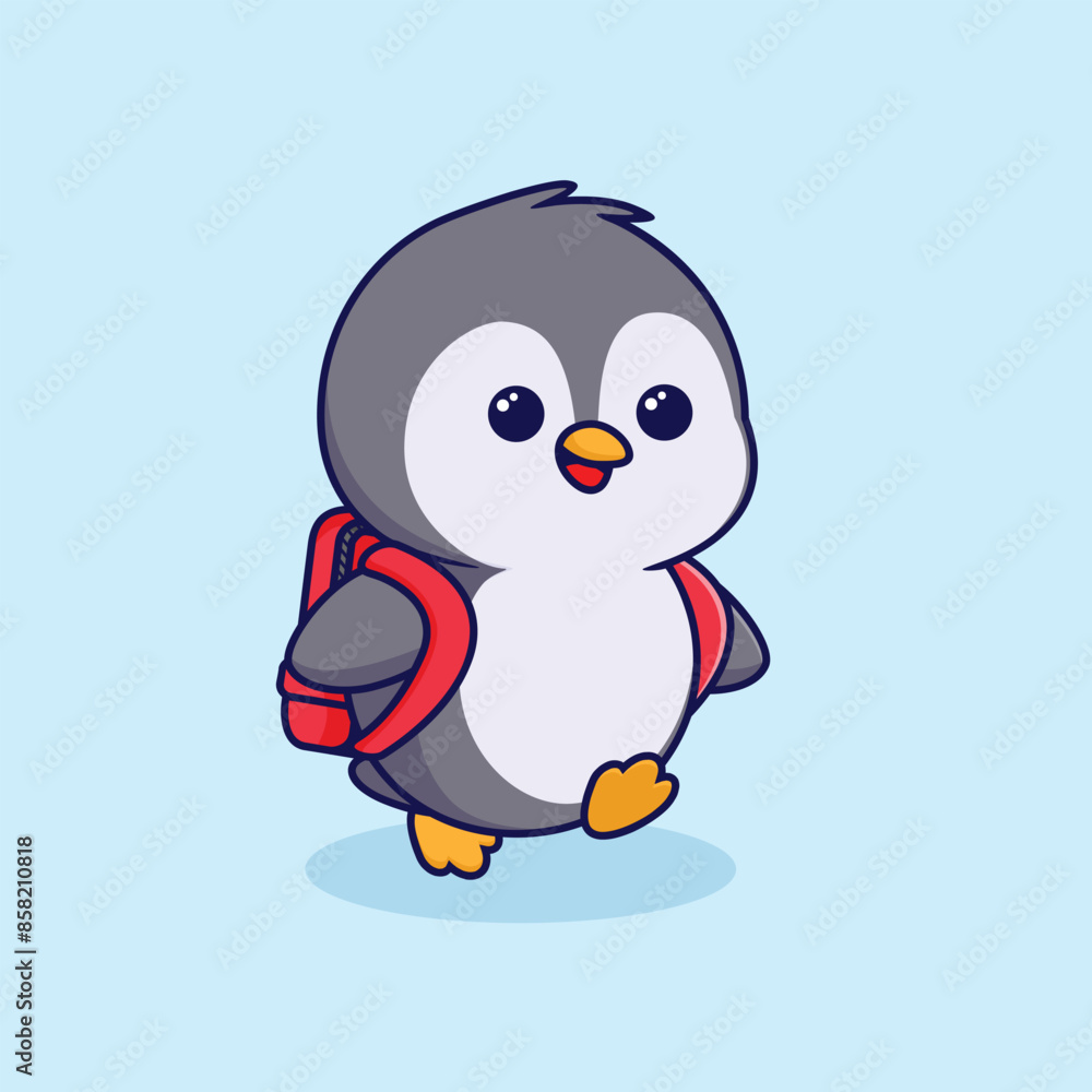 cartoon punguin going to school cartoon punguin going to school