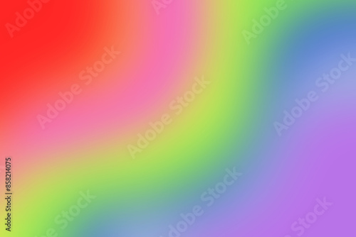 Abstract  rainbow colorful smooth bright vibrant gradient ombre color blend background, illustration