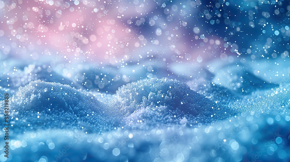 Delicate snowflakes gently descend on a pristine winter landscape, creating a magical Christmas tapestry. illustration images Delicate snowflakes gently descend on a pristine winter landscape, creating a magical Christmas tapestry. illustration images