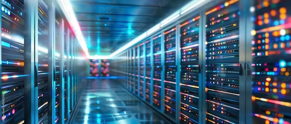 A concept showcasing the interconnected web of technology and data centers, illustrating global connectivity and secure data storage in the cloud A concept showcasing the interconnected web of technology and data centers, illustrating global connectivity and secure data storage in the cloud