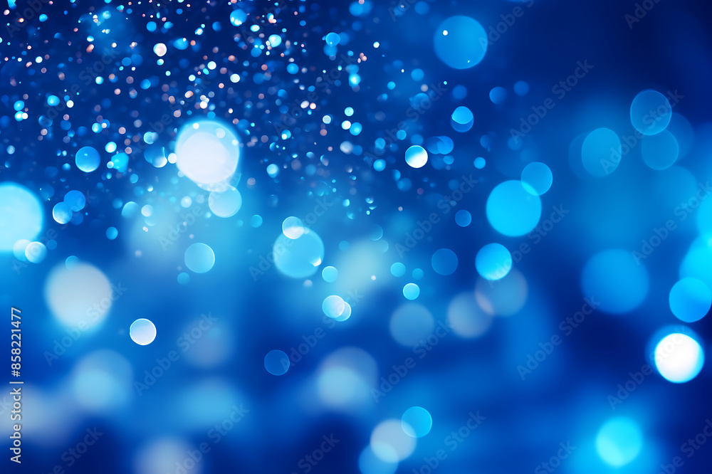 abstract blue background with bokeh defocused lights and stars abstract blue background with bokeh defocused lights and stars
