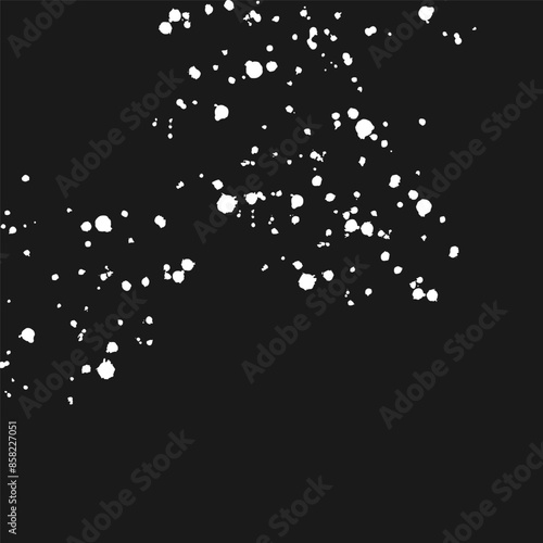 White paint stain spots splash