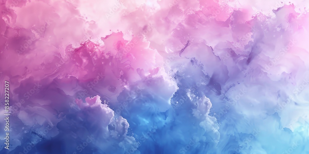 Abstract Watercolor Cloudscape Abstract Watercolor Cloudscape