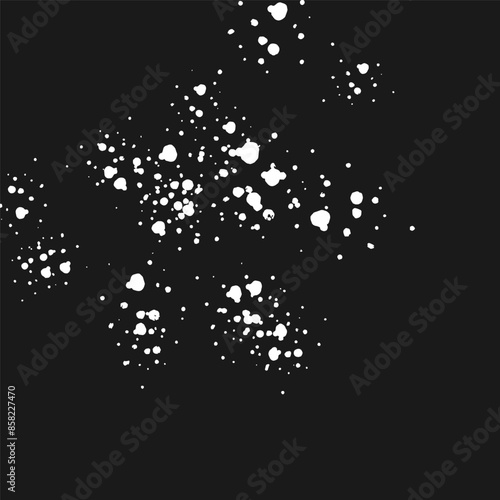 White paint stain spots splash