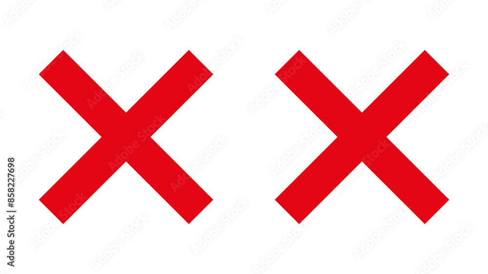 Obraz premium red cross icon