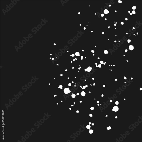 White paint stain spots splash