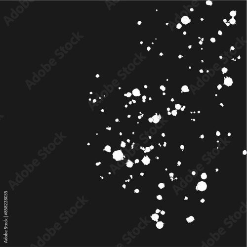 White paint stain spots splash