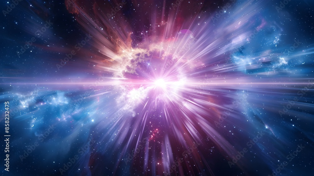 Cosmic Explosion - Enchanting Cosmic Phenomenon in Vibrant Celestial Display Cosmic Explosion - Enchanting Cosmic Phenomenon in Vibrant Celestial Display