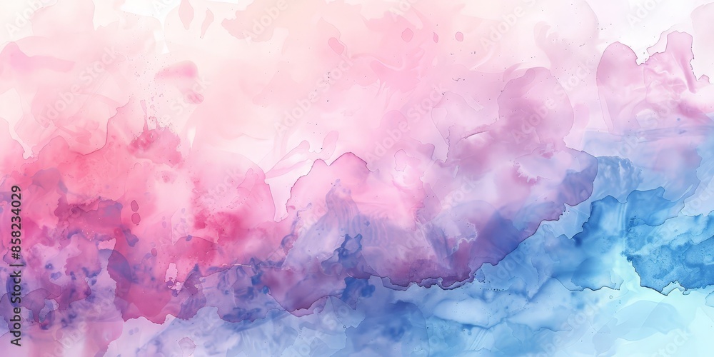 Abstract Watercolor Background with Pink, Purple and Blue Hues Abstract Watercolor Background with Pink, Purple and Blue Hues