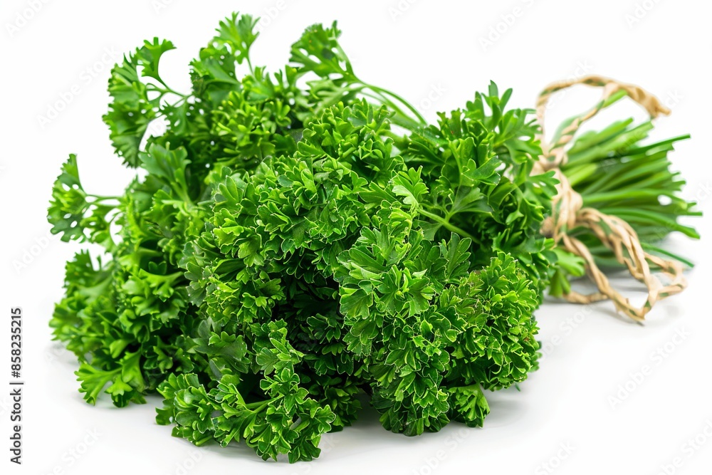 Fototapeta premium parsley on a white background.