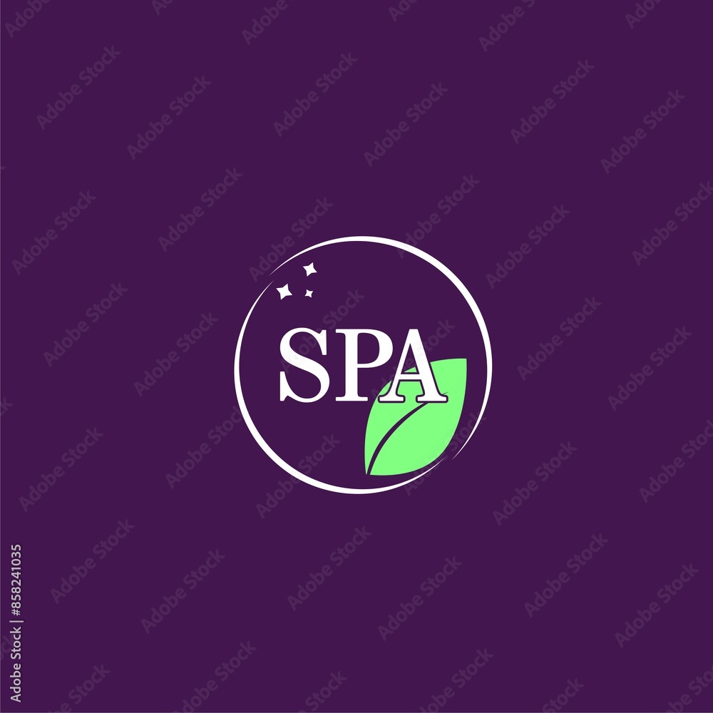 Spa and beauty treatment icon isolated on purple background Spa and beauty treatment icon isolated on purple background