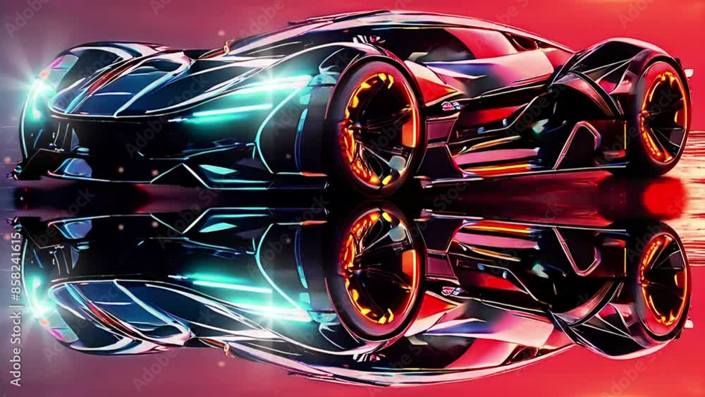 Exciting car racing event with high-speed action and competitive spirit on the track Exciting car racing event with high-speed action and competitive spirit on the track