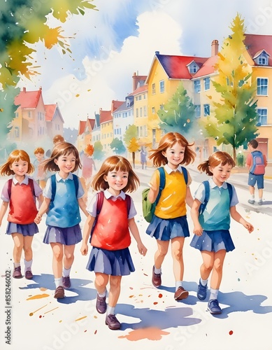 children on the playground