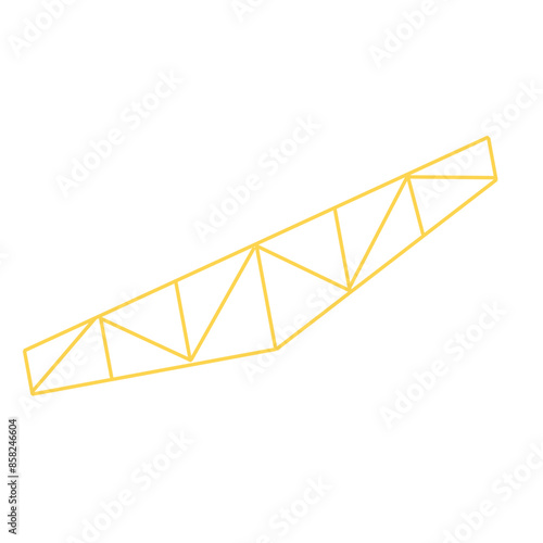 Metal structures  roof line vector illustration