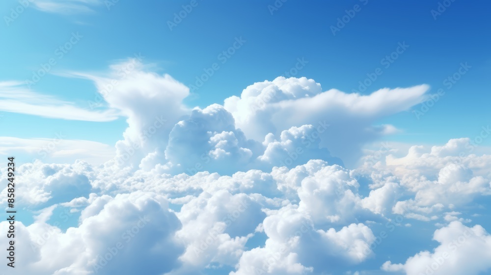 Obraz premium A close-up of clouds captured in a time-lapse video, highlighting their dynamic movement.