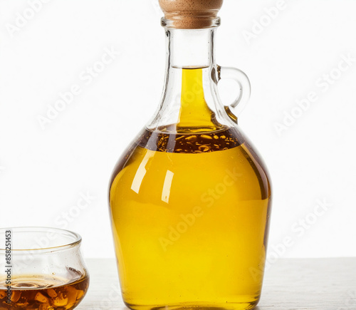 Vinegar, isolated on white background photo