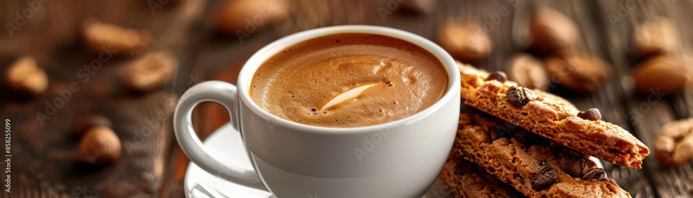 Enjoy a Cozy Morning with Freshly Brewed Coffee and Delicious Biscotti A Delightful Blend of Aromatic Flavors and Crunchy Textures for the Perfect Start to Your Day Enjoy a Cozy Morning with Freshly Brewed Coffee and Delicious Biscotti A Delightful Blend of Aromatic Flavors and Crunchy Textures for the Perfect Start to Your Day