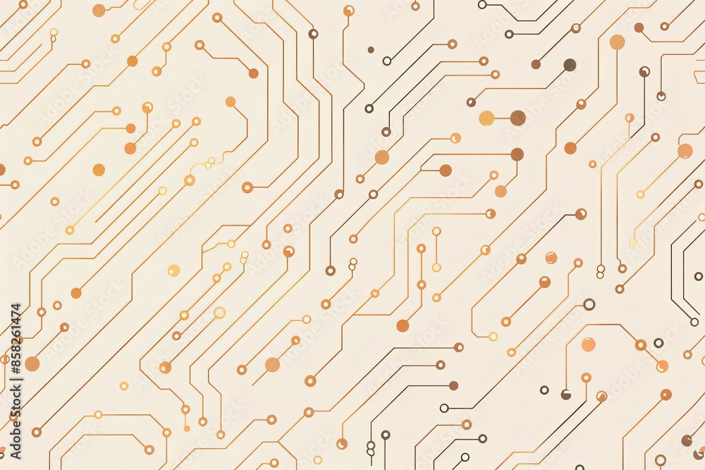 Circuit board pattern on a light background Circuit board pattern on a light background