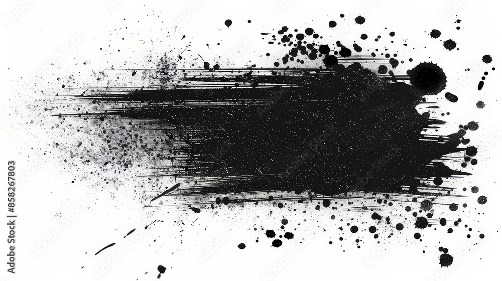 Abstract black brush stroke smudge random splash of black paint masking shapes for manipulation purposes isolated object illustration with background. Abstract black brush stroke smudge random splash of black paint masking shapes for manipulation purposes isolated object illustration with background.