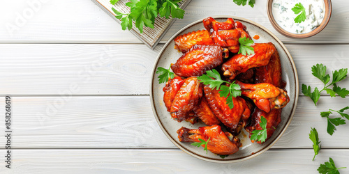 A Plate of Buffalo Chicken ...