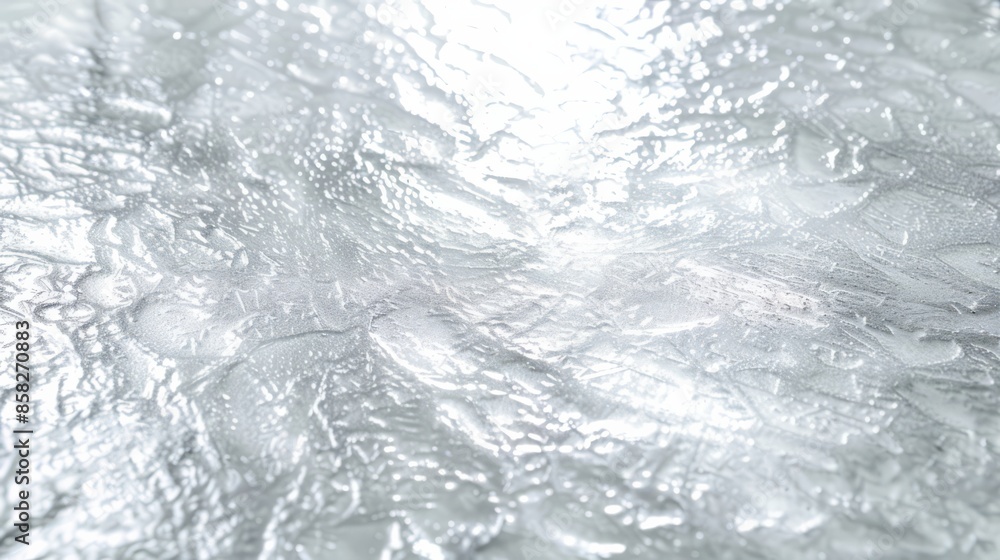 A close up of a shiny surface with some water droplets, AI A close up of a shiny surface with some water droplets, AI