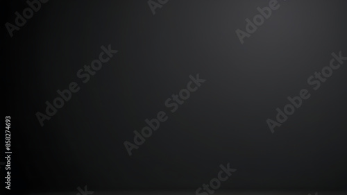 Abstract black gradient background modern luxury studio dark background texture wallpaper Empty black color studio room background, gradient, texture, abstract, blue background texture. ai