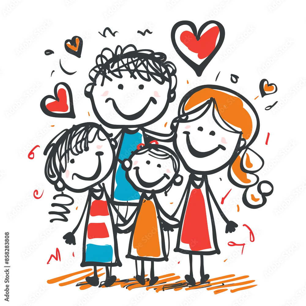 An image of a happy family full of love. There is a heart symbol that represents a loving and caring atmosphere
An image of a happy family full of love. There is a heart symbol that represents a loving and caring atmosphere