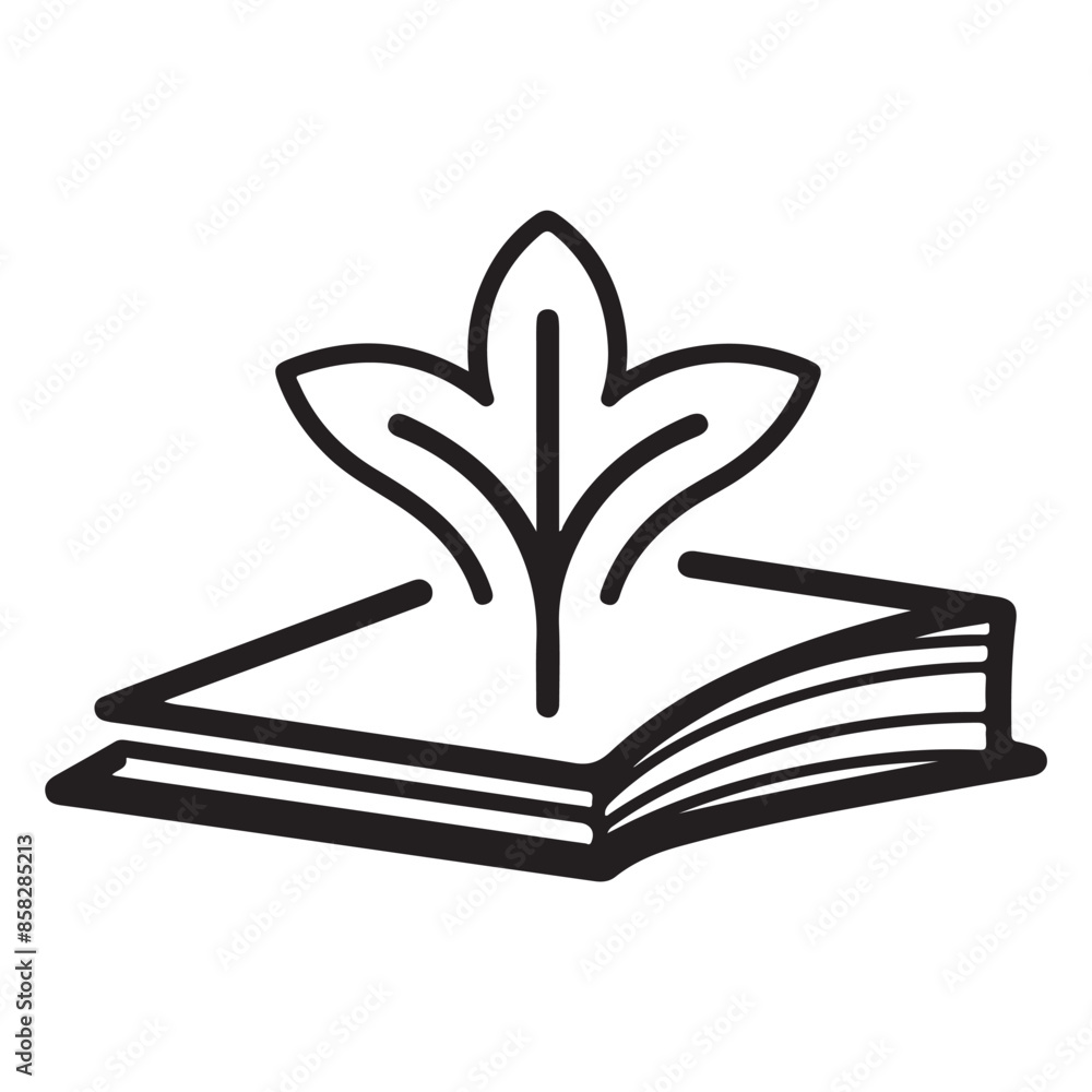 Book single line Icon vector design outline. Book single line Icon vector design outline.