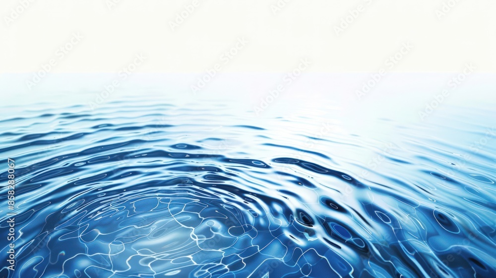 Obraz premium A large wave of water is crashing on the shore. Generate AI image