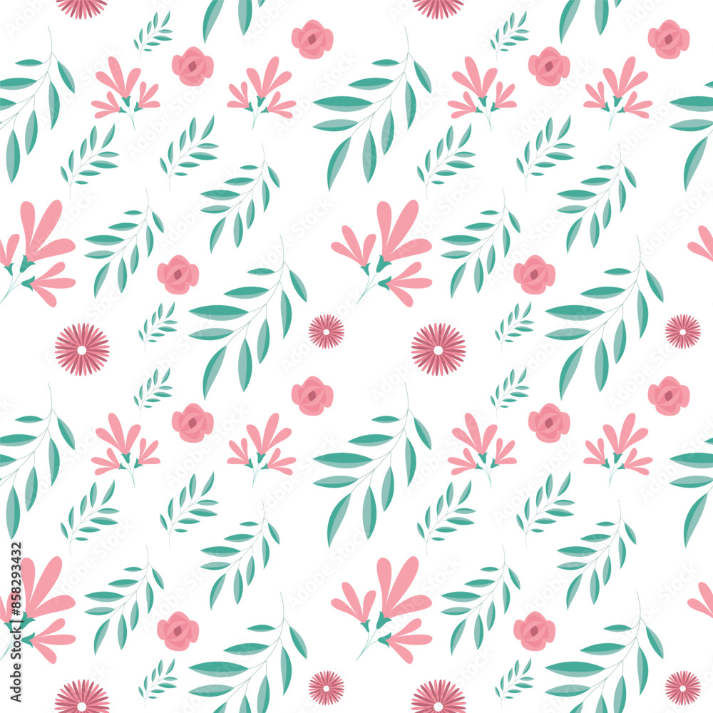 Fototapeta premium Seamless Pattern design for textiles, clothes, t-shirt