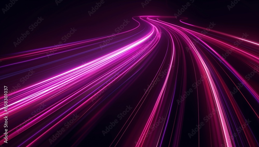 Sleek design with pink and red neon lines on a dark background, suitable for digital marketing. Sleek design with pink and red neon lines on a dark background, suitable for digital marketing.