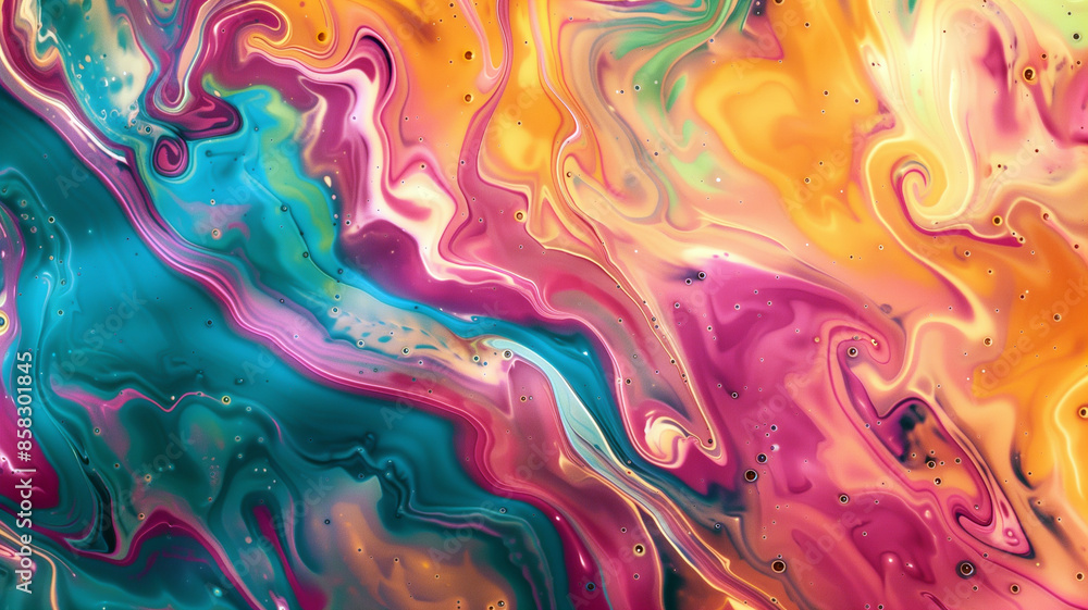 A vibrant and fluid marbled pattern, with colors swirling and blending in a mesmerizing dance A vibrant and fluid marbled pattern, with colors swirling and blending in a mesmerizing dance