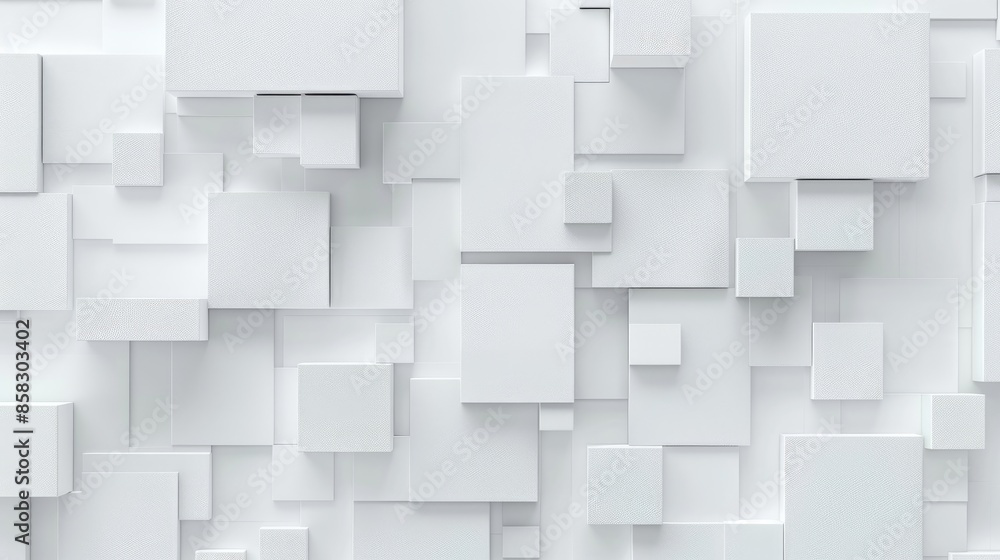 Minimalist white background with abstract geometric patterns, adding interest and depth to design compositions. Minimalist white background with abstract geometric patterns, adding interest and depth to design compositions.