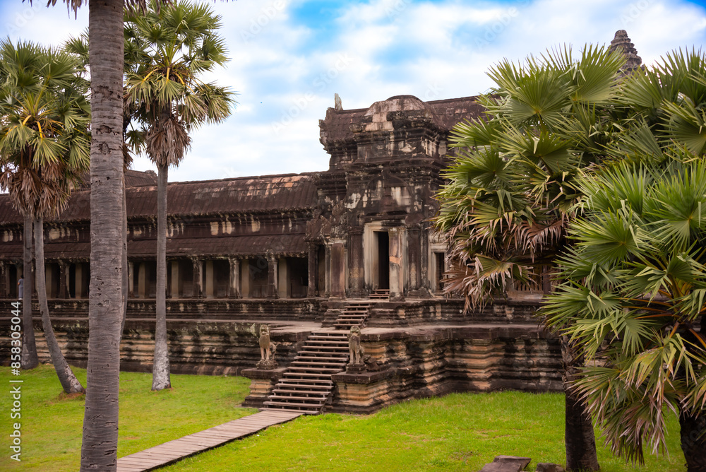 Angkor Wat, ancient temple ruins in Cambodia Angkor Wat, ancient temple ruins in Cambodia