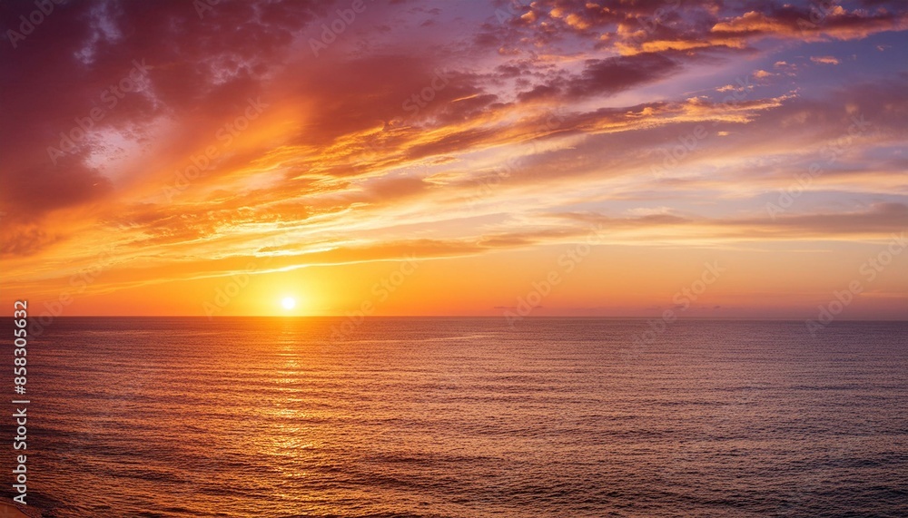 sunset over the sea sunset over the sea