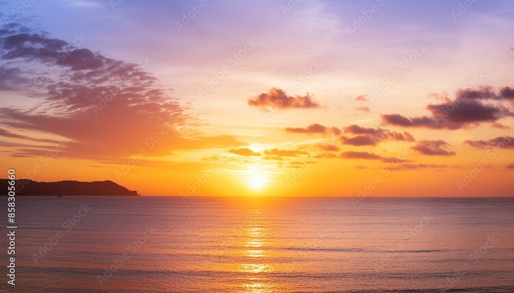 sunset over the sea sunset over the sea