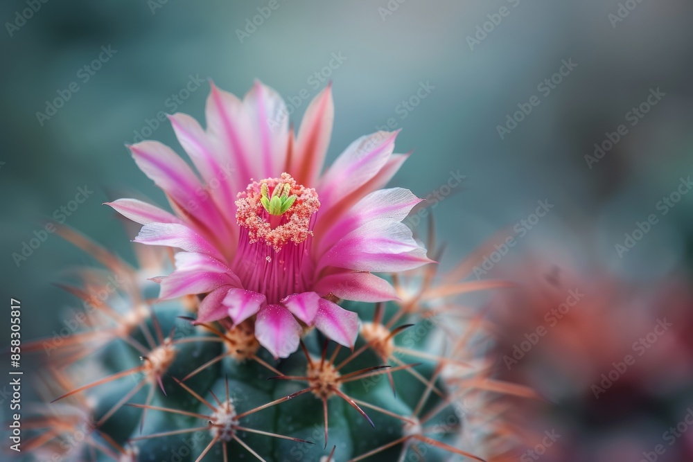 The garden's cactus blossom The garden's cactus blossom