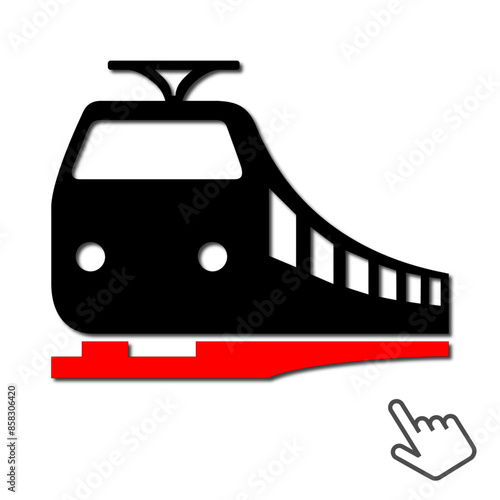 Logo tramway. Tram.