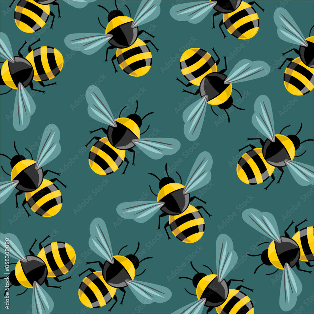Bee pattern Bee pattern