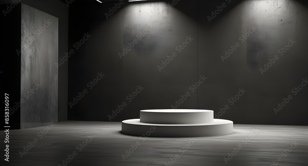 3d rendering podium platform 3d rendering podium platform
