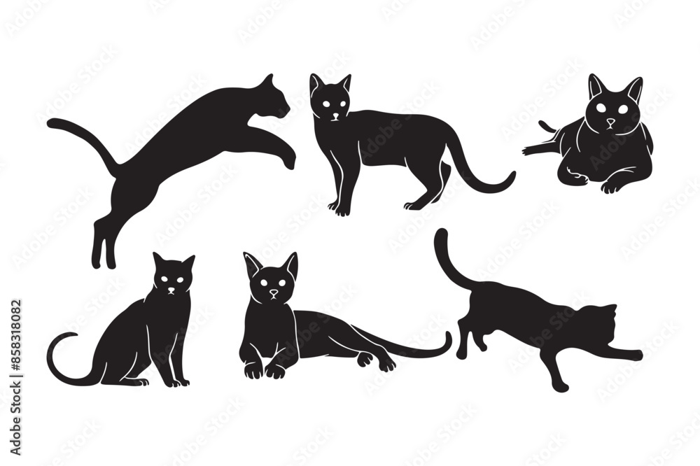 Cat vector Art & Illustration Cat vector Art & Illustration
