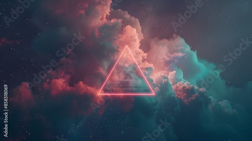 A blazing fire illuminates the sky with clouds and lightning