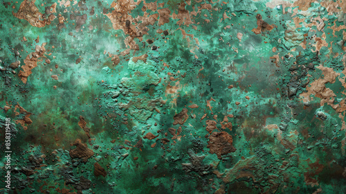 A high-resolution texture of rust with varying shades of orange and brown, showing flaky and pitted surface details, in the style of photorealistic rendering, intricate textures