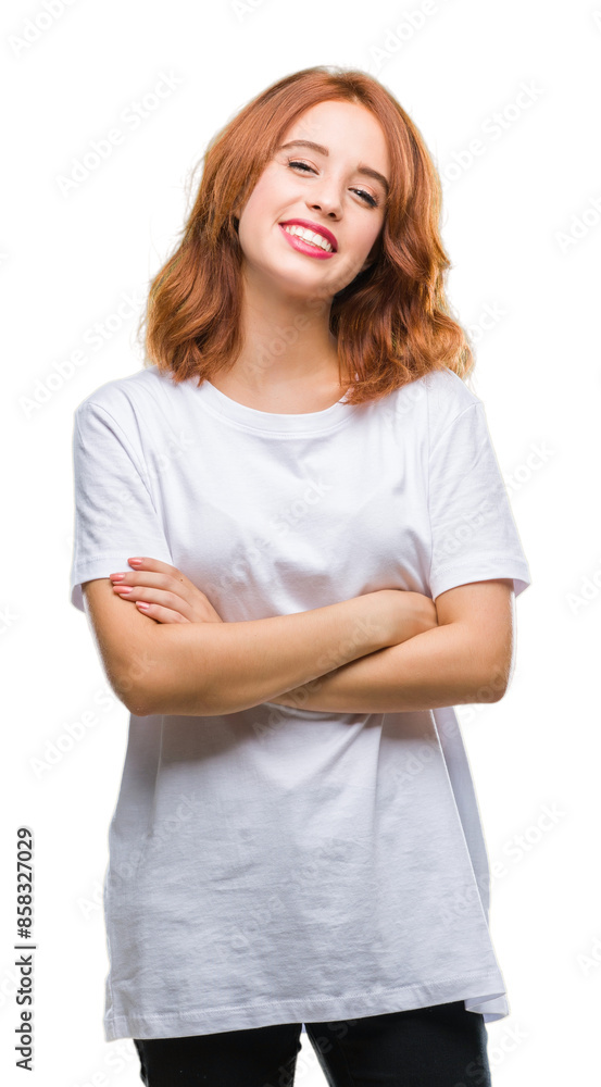 Young beautiful woman over isolated background happy face smiling with crossed arms looking at the camera. Positive person. Young beautiful woman over isolated background happy face smiling with crossed arms looking at the camera. Positive person.
