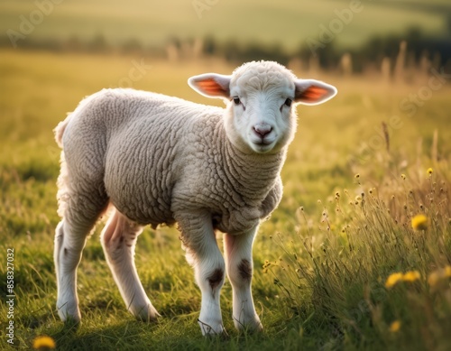 A Sheep in a Field photo