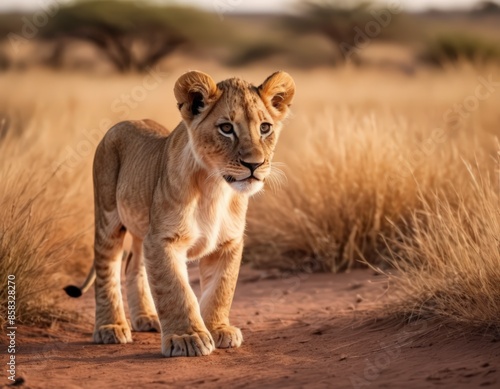 Lion in the Wild