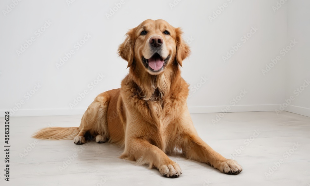 A Golden Retriever with a Smile A Golden Retriever with a Smile