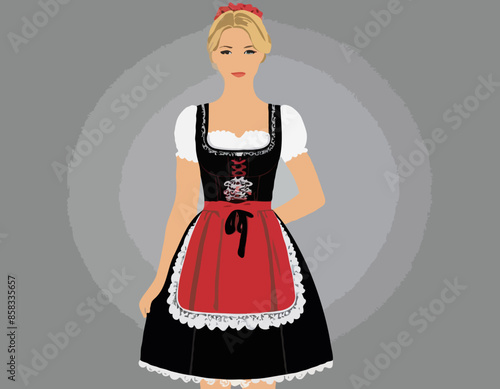 Germany dirndl traditional